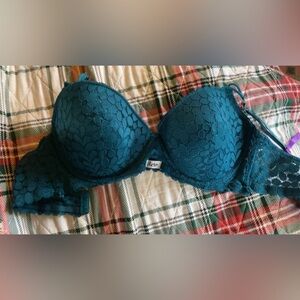 Aeropostale Teal Lace Bra